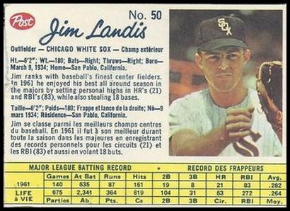 50 Jim Landis